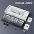 ATTACK SHARK X98 Tri-Mode Wireless Mechanical Keyboard Moonlit Night